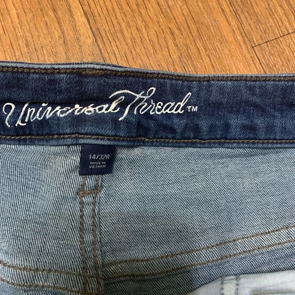 Women’s Universal Thread blue High Rise Skinny size 14/32R - Picture 6 of 7